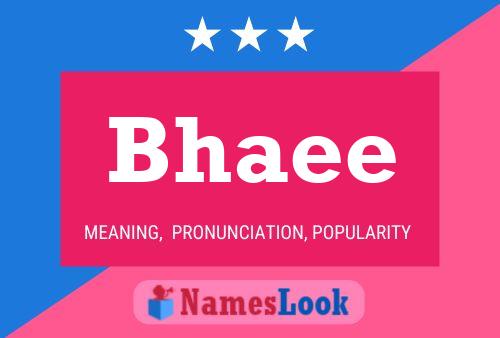 ملصق اسم Bhaee