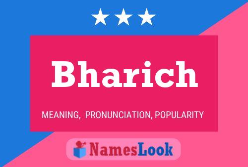 ملصق اسم Bharich