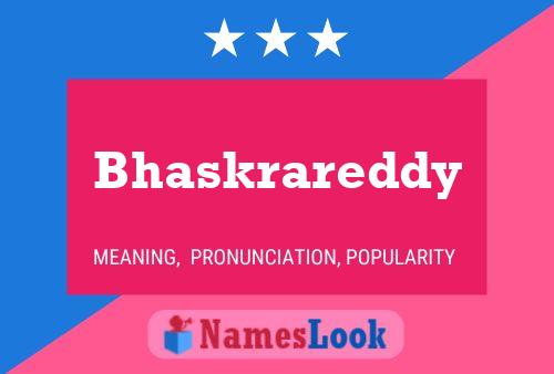 ملصق اسم Bhaskrareddy