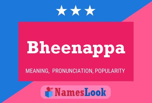 ملصق اسم Bheenappa