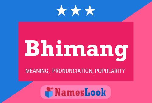 ملصق اسم Bhimang