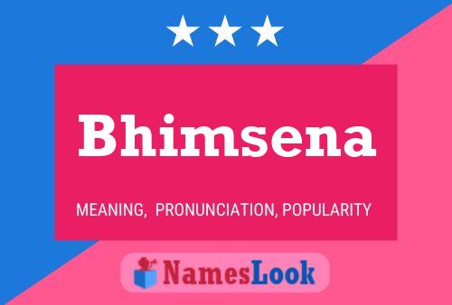 ملصق اسم Bhimsena