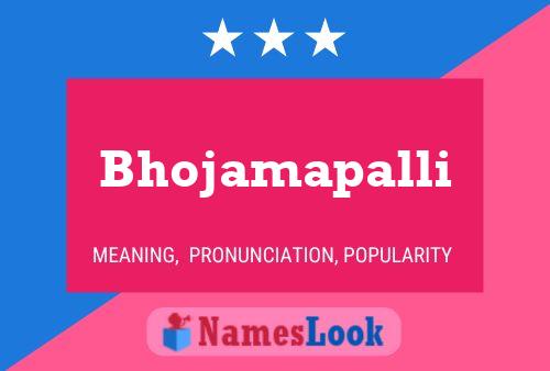 ملصق اسم Bhojamapalli