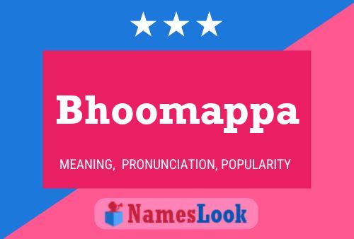 ملصق اسم Bhoomappa