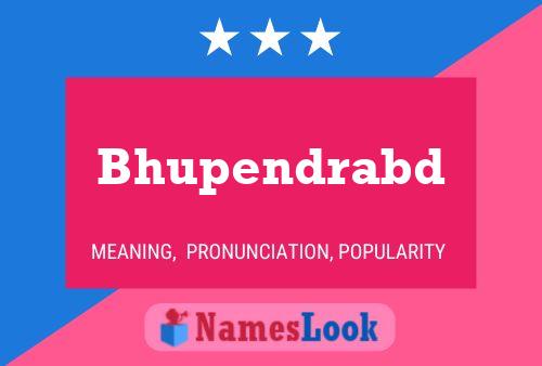 ملصق اسم Bhupendrabd