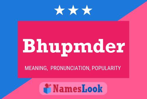 ملصق اسم Bhupmder