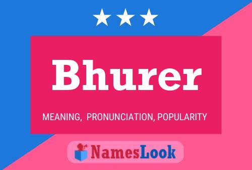 ملصق اسم Bhurer