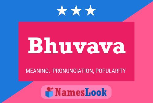 ملصق اسم Bhuvava