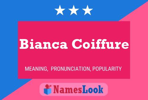 ملصق اسم Bianca Coiffure