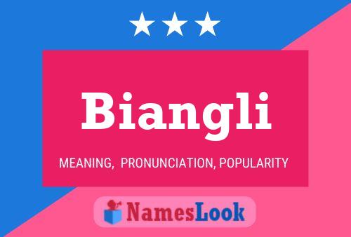 ملصق اسم Biangli