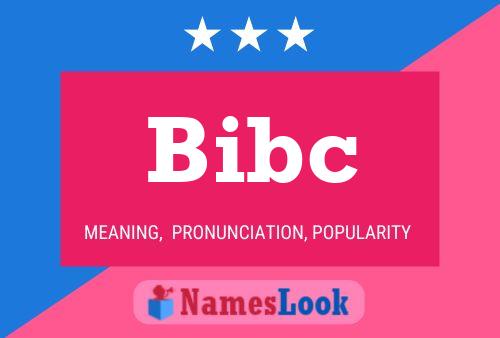 ملصق اسم Bibc