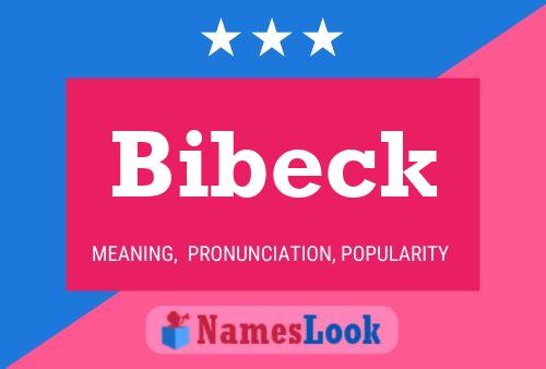 ملصق اسم Bibeck