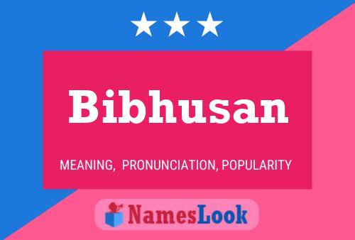 ملصق اسم Bibhusan