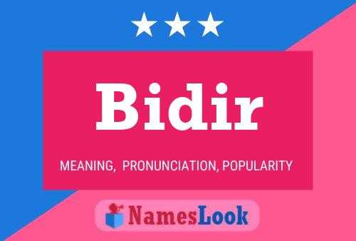 ملصق اسم Bidir