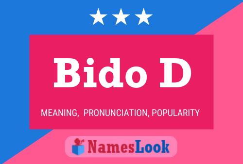 ملصق اسم Bido D