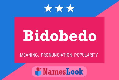 ملصق اسم Bidobedo