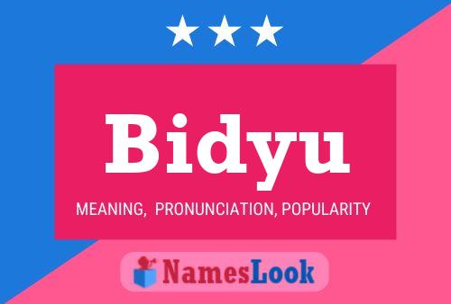 ملصق اسم Bidyu