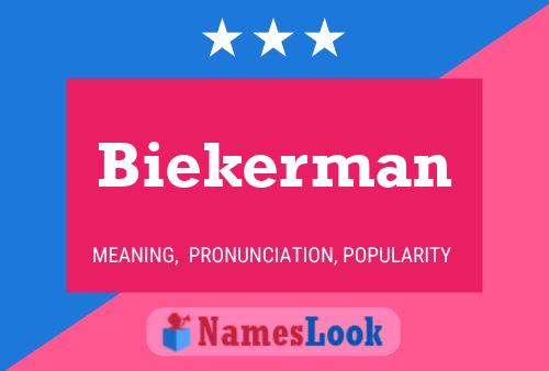 ملصق اسم Biekerman