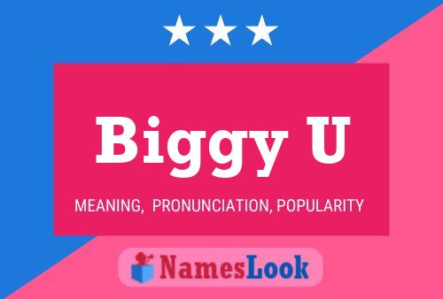 ملصق اسم Biggy U