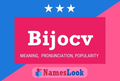 ملصق اسم Bijocv