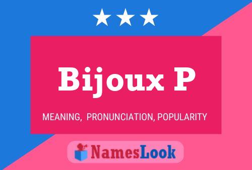 ملصق اسم Bijoux P