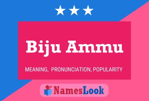 ملصق اسم Biju Ammu