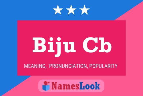 ملصق اسم Biju Cb