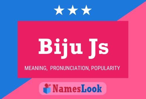 ملصق اسم Biju Js