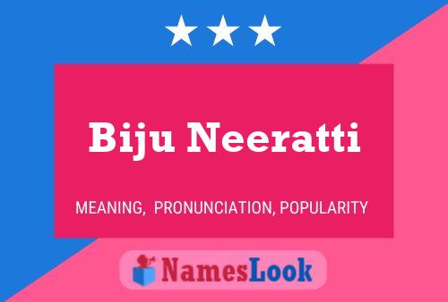 ملصق اسم Biju Neeratti