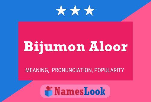 ملصق اسم Bijumon Aloor