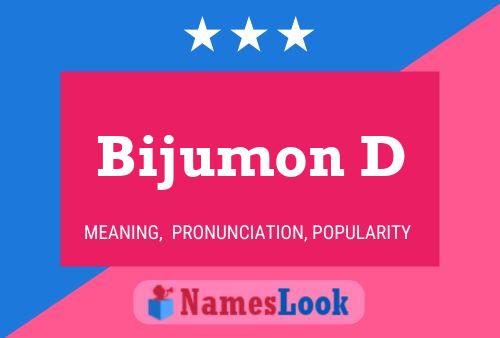 ملصق اسم Bijumon D