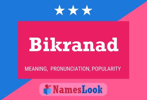 ملصق اسم Bikranad