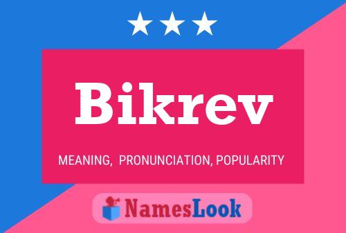 ملصق اسم Bikrev