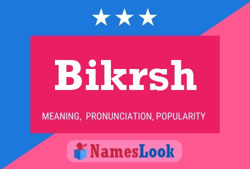 ملصق اسم Bikrsh