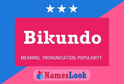 ملصق اسم Bikundo