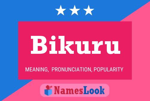 ملصق اسم Bikuru