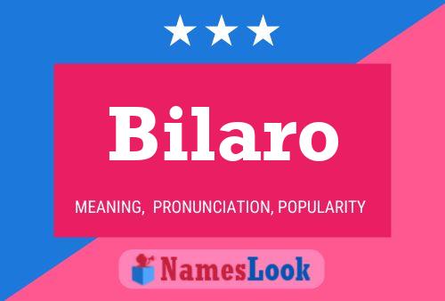 ملصق اسم Bilaro