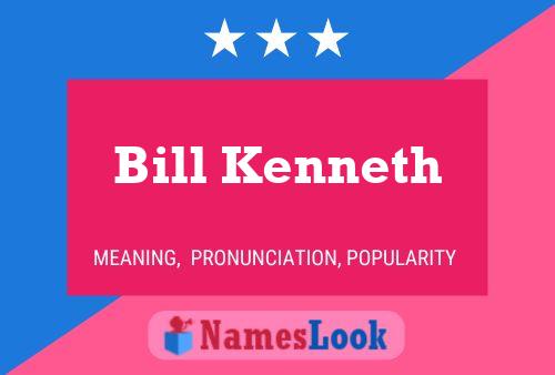 ملصق اسم Bill Kenneth