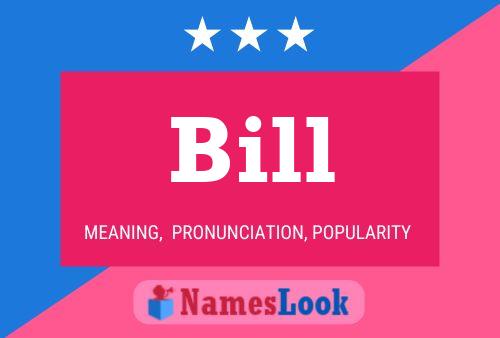 ملصق اسم Bill