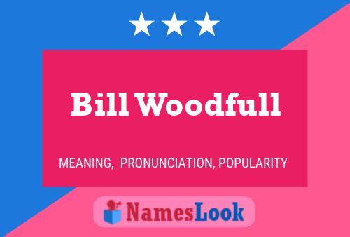 ملصق اسم Bill Woodfull