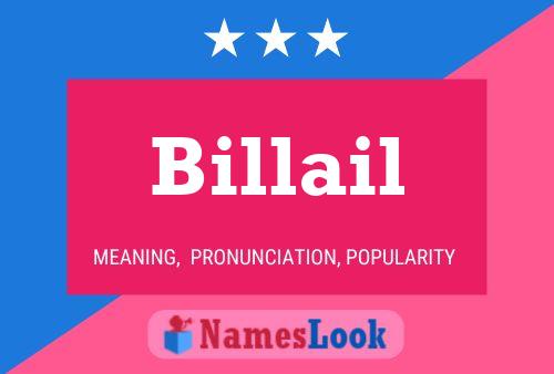 ملصق اسم Billail