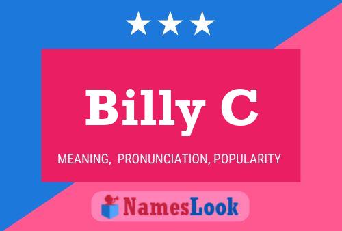 ملصق اسم Billy C