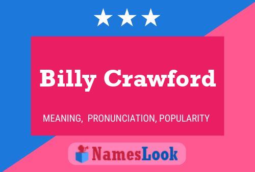 ملصق اسم Billy Crawford