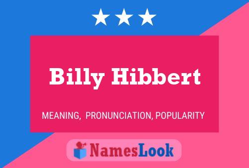 ملصق اسم Billy Hibbert