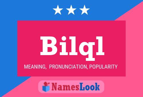 ملصق اسم Bilql