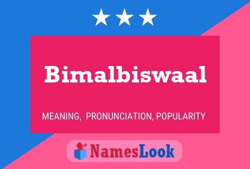 ملصق اسم Bimalbiswaal