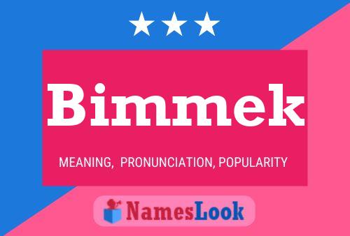 ملصق اسم Bimmek