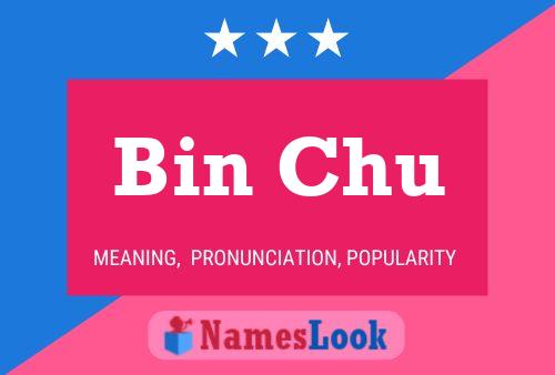 ملصق اسم Bin Chu