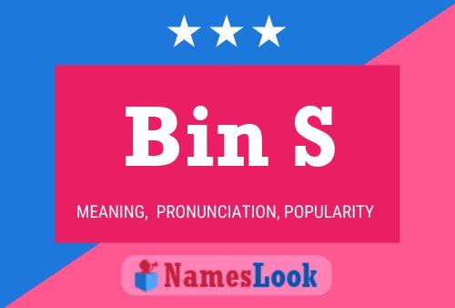 ملصق اسم Bin S