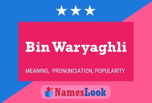 ملصق اسم Bin Waryaghli